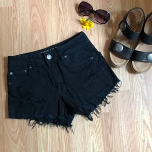 American eagle high-waisted shorts